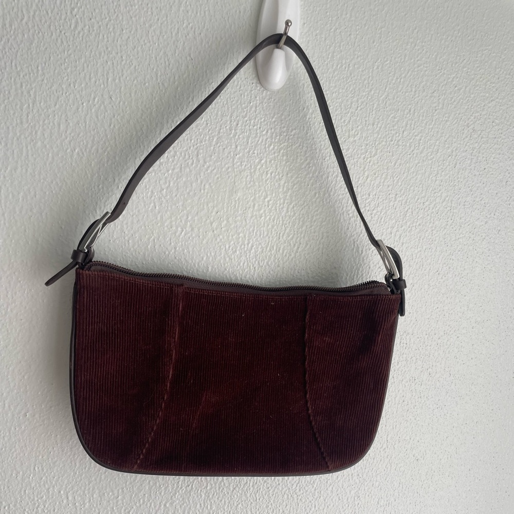 Banana Republic | Mini Baguette Bag in Brown Cord